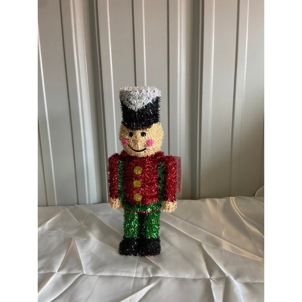 Fuzzy nutcracker figure